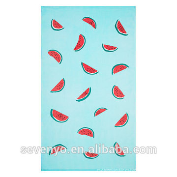 special fresh watermelon art soft textile with tassels Beach Towel BT-119